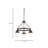 Georgetown 3 - Light Steel Dimmable Wagon Wheel Chandelier