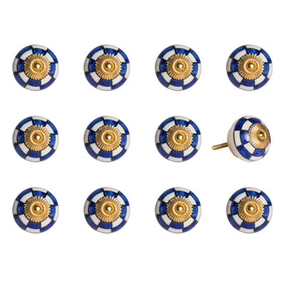 Handpainted 1.5" Diameter Round Knob Multipack