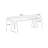 Black Rectangular Solid Wood Writing desk-661837898