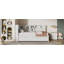 Lit de jour en bois avec tablettes de rangement, USB et lit gigogne-1681180916