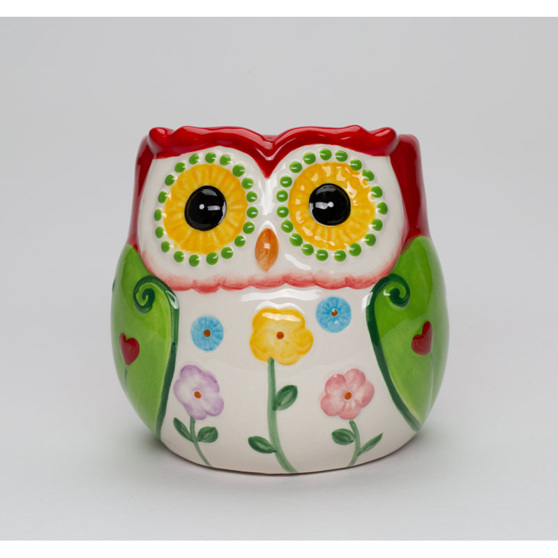 Small Owl Flower Pot