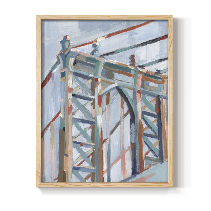 «Big City Colors II», reproduction encadrée - bois massif, H 30 po x l 24 po