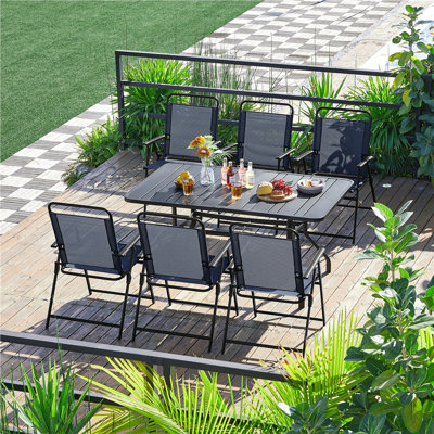 Folding Patio Dining Armchair
