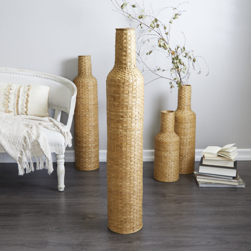 Bambou d'Afrique, Brun, H 47,5 po x l 8,5 po x P 8,5 po