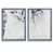 Toile avec cadre gris
