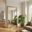Miroir de plancher 32 po x 70 po pleine longueur - Cadre en bois d'ingénierie, élégant et durable