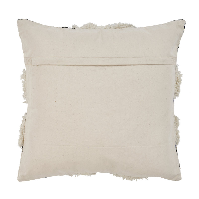 Modern Tufted Abstract Cotton Throw Pillow