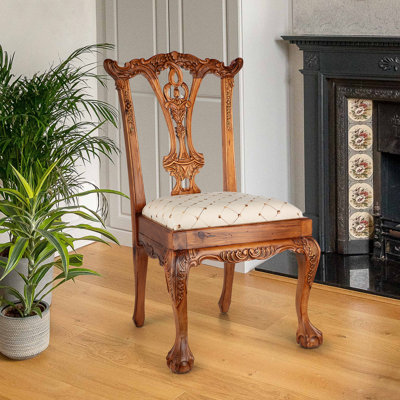 Chaise d'appoint English Chippendale