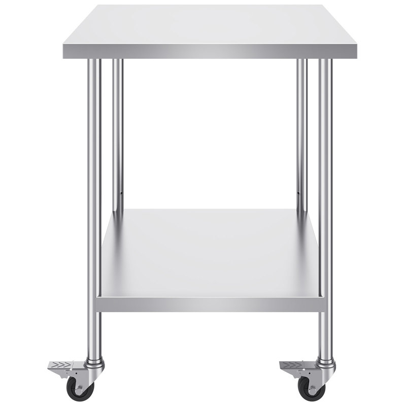 Stainless Steel Work Table 30 X 36 X 38 Inch(Only Including Coffee Table)