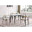 Stone Top Metal Base Dining Table-98536241