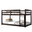 Lit simple au-dessus d'un lit mezzanine - Fabrication en bois d'hévéa pour l'organisation de la chambre à coucher Fabrication solide avec une durabilité et une stabilité améliorées