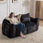  Fauteuil à billes moelleux et moelleux, fauteuil surdimensionné Chase à l'intérieur pour la chambre à coucher du salon, aucun assemblage requis Fauteuil de lecture confortable avec coussins-2010607150