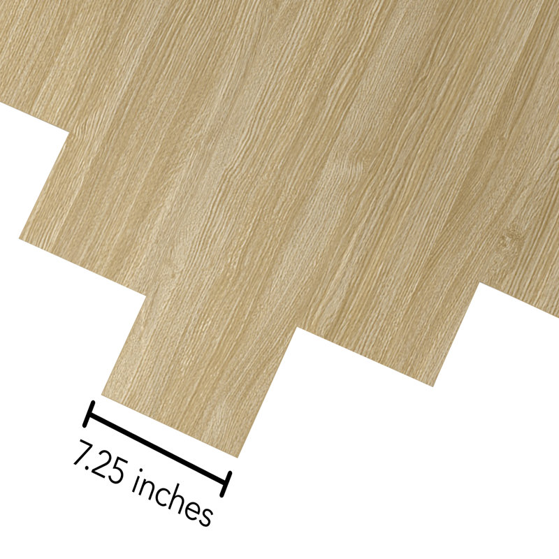Basics 20 mil T x 8 in. W x 48 in. L Glue down Waterproof Vinyl Plank Flooring (58 sqft/case), Mangrove Landing