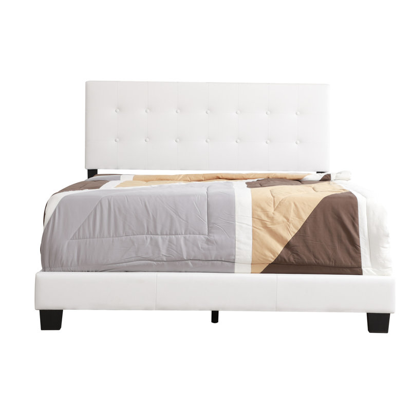Lit double rembourré en mousse par G1305 - Pu, Glory Furniture Bed, Rembourré,