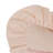 Scalloped Bow Embroidered Cotton Pillow with Ruffled Edge