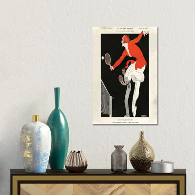 1921 La Vie Parisienne VI Plate by The Advertising Archives - Wrapped Canvas Gallery-Wrapped Canvas Giclée