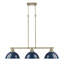 Luminaire suspendu linéaire 3 lumières Laramy-107150102-107150115