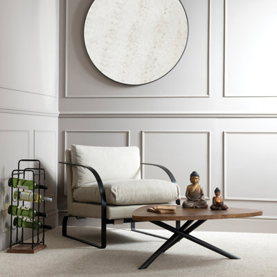 Caenada Metal Flat Wall Mirror
