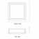 Blatch Acrylic LED Flush Mount
