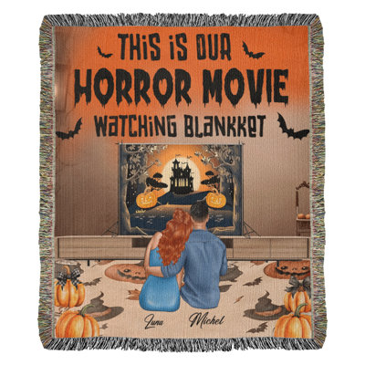 Couverture tissée personnalisée Horror