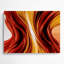 Gradient abstrait 2, art mural en métal brun-1982174403
