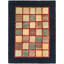 Tapis de zone en laine 5 pi x 6 pi 10 po one-of-kind noué la brown Nash