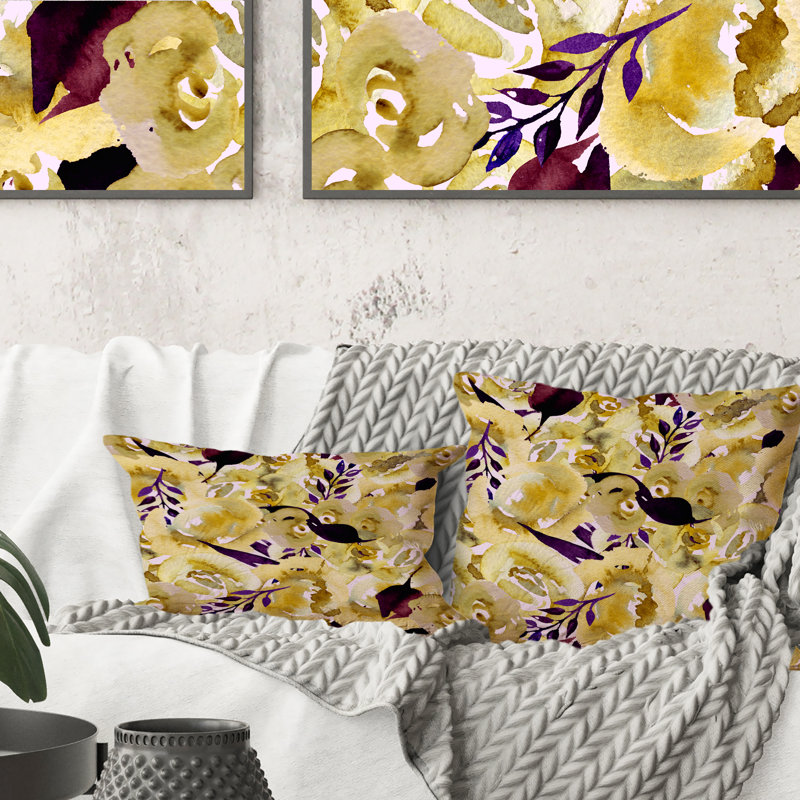 Abstract Throw Pillow