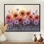 Lavande et coucher de soleil aux couleurs du champ de tournesols II - tournesols, reproduction sur toile-660037943-704526980-660037928