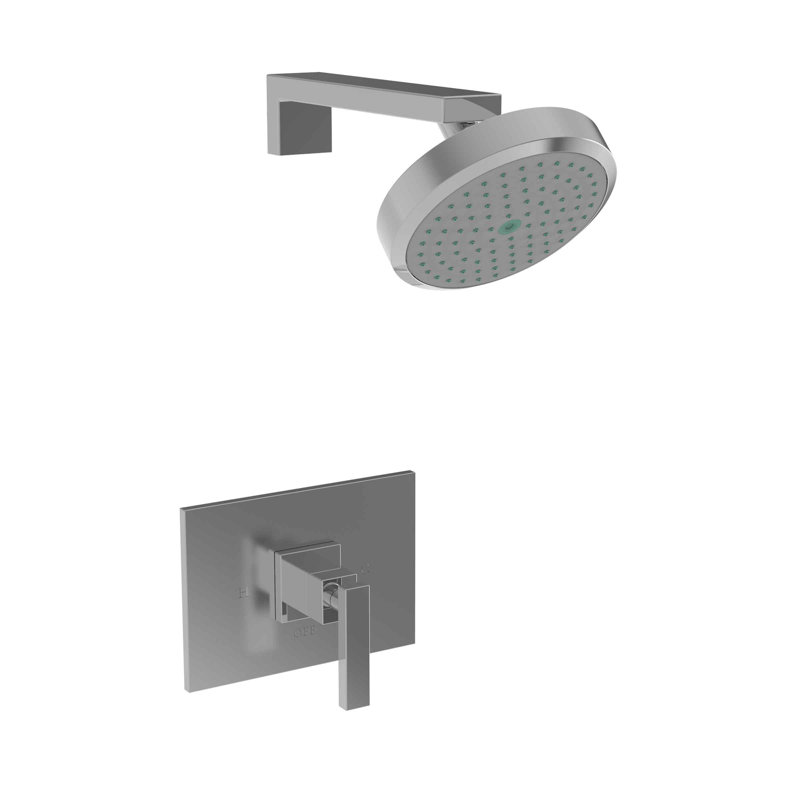 Skylar Balanced Pressure Shower Trim Set with Shower Head, Polished Chrome
