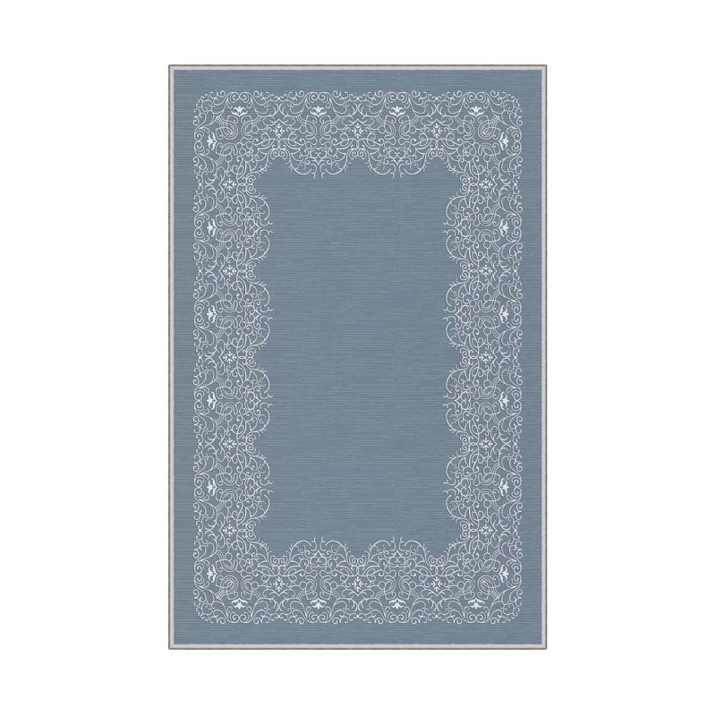 Stylish Hall Carpet, 2.6 x 4.9 Feet, 100% Polyester, 650 g/m² | Antibacterial, Non-Slip PVC Underside, 0.3 in Pile Height | Machine Washable, 3D Digital Printing, Perfect for Any Entryway or Living Space