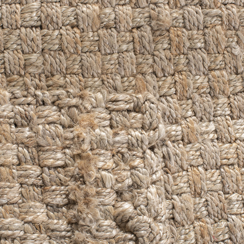 Tapis en jute tissé à la main Amontay, Rectangle 9 pi x 12 pi