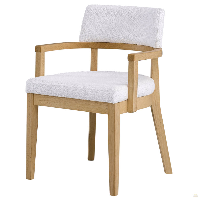 Chaise d'appoint avec siège rembourré (ensemble de 2)