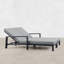 Double chaise longue d'extérieur en métal Hoyt-655394406-632828216