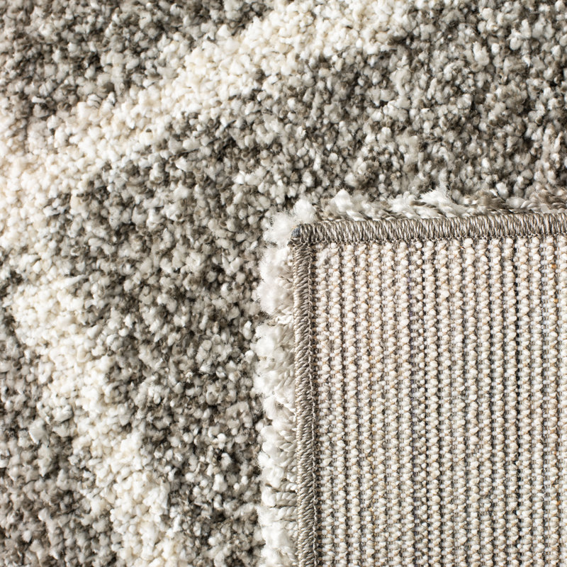 Girault Geometric Looped / Hooked Area Rug, Square 213 cm