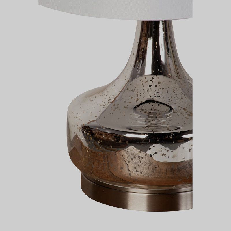 Ensemble de lampes de table en verre mercurisé 21 po Michelet
