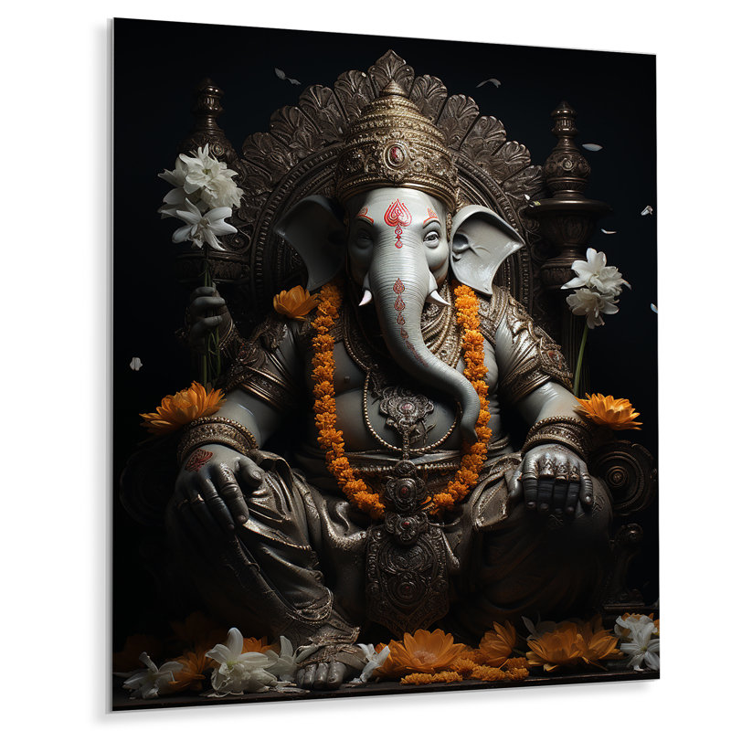 Décoration murale Hinduisim Divine Ganesha I - Hinduisim, H 32 po x l 24 po x P 1 po
