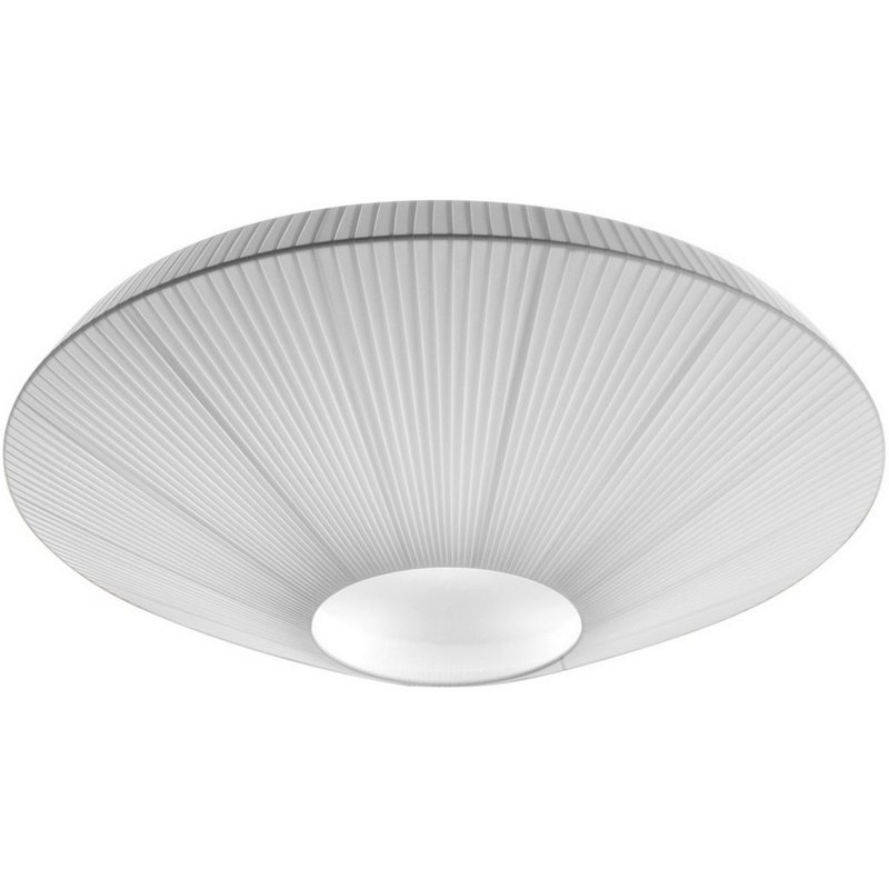 Siam 8-Light 78.7" Flush Mount, White Translucent Ribbon, 6, 15.9" H x 59.1" W  x 59.1" D
