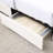 Classic Style Queen Bed With Storage & Adjustable Headboard Height Contemporary Compartments Curved