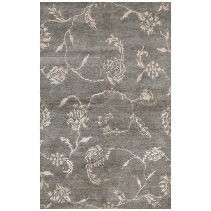 Wool Floral Area Rug