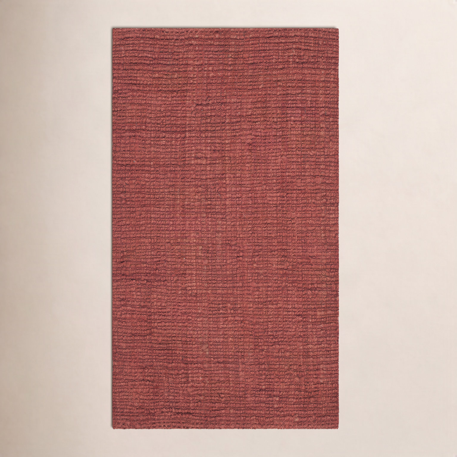 Alda Natural Hand-Woven Jute Rug, Rectangle 2'6" x 4'