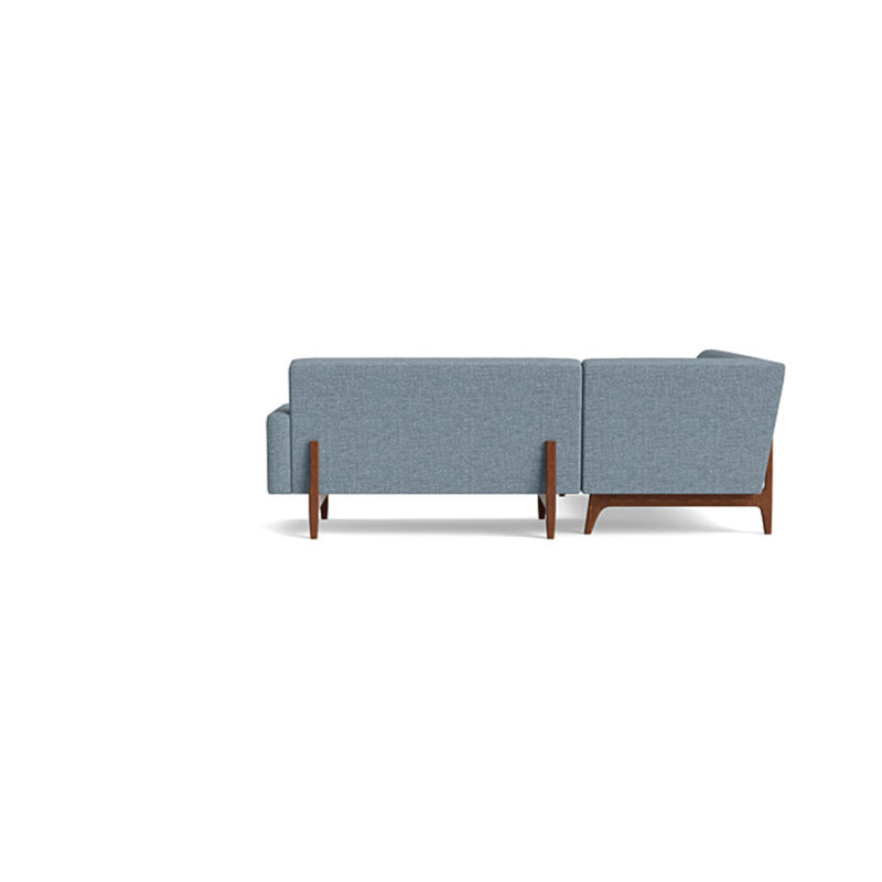 Tyler Sectional With Bumper (95" X 95"), Performance Weave - Natural, Left Hand Facing
