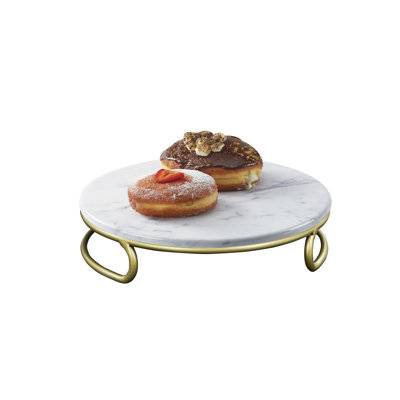 Heritage Round Marble Riser - 12" x 3"