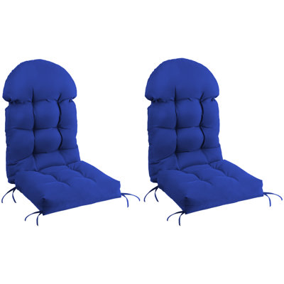 Coussin de siège et de dossier Adirondack pour l'extérieur, 4 pièces