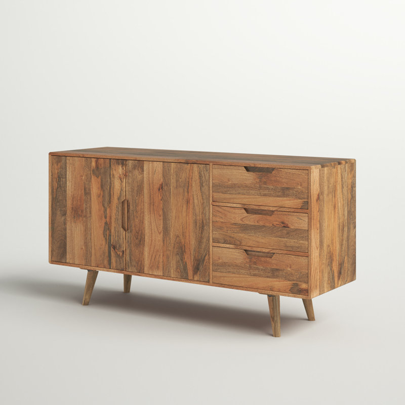 Adeel 145cm Solid Wood Sideboard