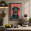 Rottweiler Portrait Modern - Wrapped Canvas-1440775462-1440775463