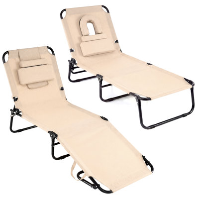 Avaiya Outdoor Metal Chaise Lounge Set