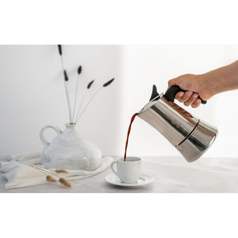 Bialetti Moon Exclusive Coffee Maker, 7.87" H x 4.52" W x 5.51" D