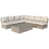 Coussin gris clair / structure grise