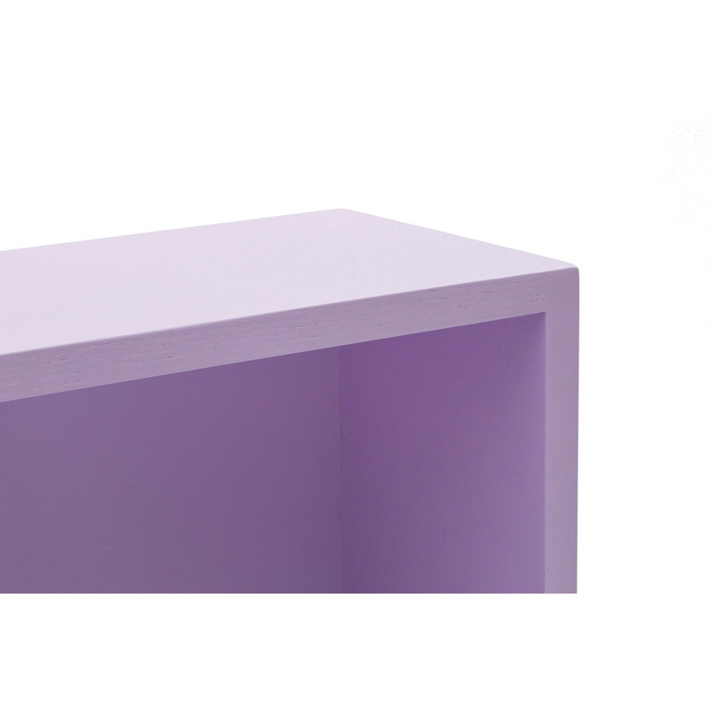 Alecto 80cm H x 40cm W Cube Bookcase, Purple