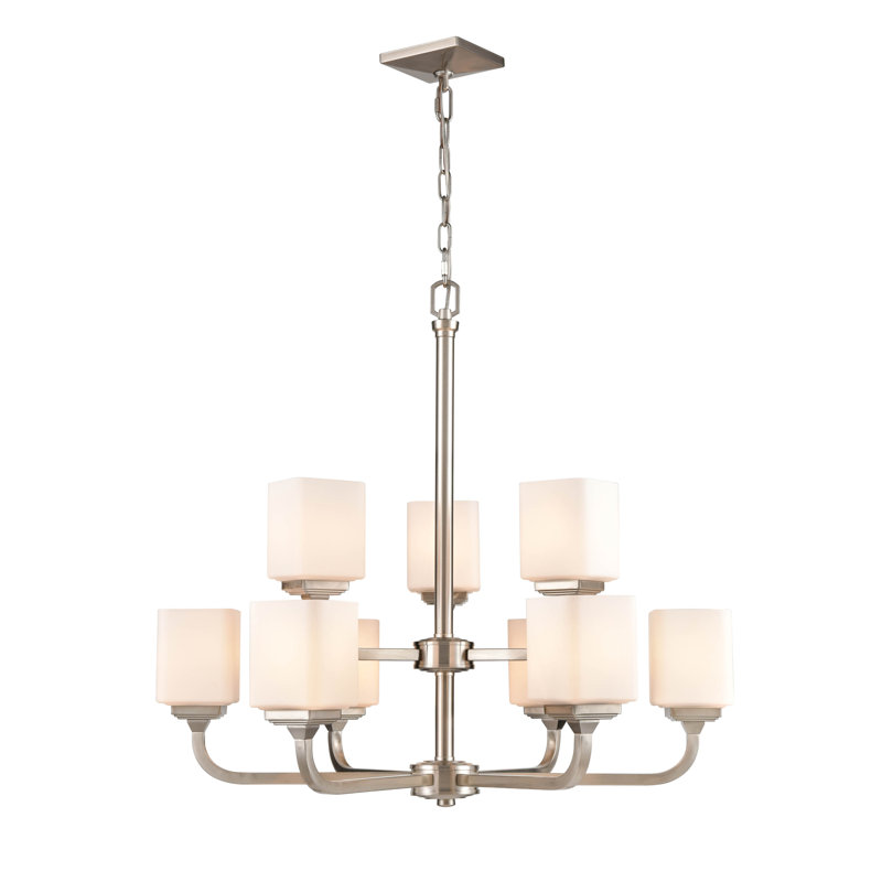 9 - Light Dimmable Empire Chandelier